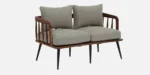Hudson Sheesham Wood 2 Seater Sofa in Natural Finish - Image 6