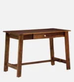 Huxley Sheesham Wood Office Study Table in Scratch Resistant Honey Oak Finish - Image 4