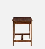 Huxley Sheesham Wood Office Study Table in Scratch Resistant Honey Oak Finish - Image 5