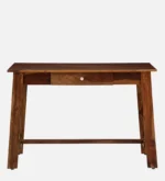 Huxley Sheesham Wood Office Study Table in Scratch Resistant Honey Oak Finish - Image 7