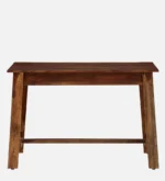Huxley Sheesham Wood Office Study Table in Scratch Resistant Honey Oak Finish - Image 8