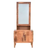 Irvin Sheesham Wood Dresser with Mirror in Honey Finish - Image 6