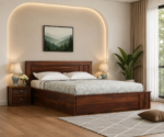 Ivanna Solid Sheesham Wood with Box Storage