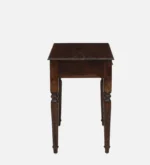 Iverson Sheesham Wood Study Table with Cabinet in Natural Teak Finish - Image 6