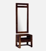 Jorvik Sheesham Wood Dresser with Cabinet in Walnut Finish - Image 7