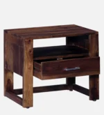 Jorvik Sheesham Wood Dresser with Cabinet in Walnut Finish - Image 12