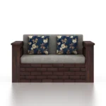 Kastwood Sheesham Wood Sofa Cum Bed in Scratch Resistant Honey Oak Finish - Image 4