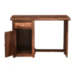 Kingsley Sheesham Wood Writing Desk in Provincial Oak Finish - Image 5