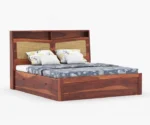 Kingsley Solid Wood Bed with Drawer & Box Storage - Image 4