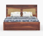 Kingsley Solid Wood Bed with Drawer & Box Storage - Image 5