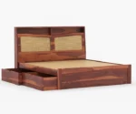 Kingsley Solid Wood Bed with Drawer & Box Storage - Image 8