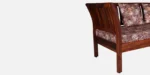 Kyoto Sheesham Wood 2 Seater Sofa in Rustic Teak Finish - Image 6