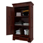 Lexington Sheesham Wood Wardrobe in Weathered Teak Finish - Image 5