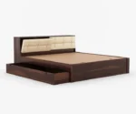 Lorenzo Sheesham Wood  Bed with Hydraulic Storage - Image 7