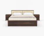 Lorenzo Sheesham Wood  Bed with Hydraulic Storage - Image 8