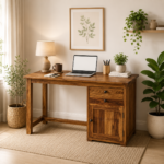 Maison Sylvora Solid Sheesham Wood Premium Office Table