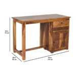 Maison Sylvora Solid Sheesham Wood Premium Office Table - Image 7