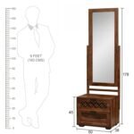 Marlow Sheesham Wood Dresser in Chestnut Brown Finish - Image 3