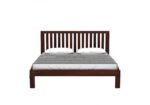 Milan Sheesham Wood  Bed Without Storage in Classic Honey Finish - Image 4