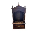Navira Solid Sheesham Wood Temple with Artistic Cutwork Design - Image 3