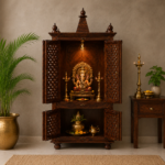 Navora Solid Sheesham Wood Temple with Refined Heritage Styling