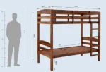 Nexora Contemporary Solid Wood Bunk Bed - Image 3