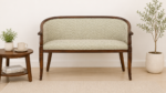 Orlenza Classic Sheesham Wood Living Room 2 Seater Sofa