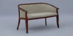Orlenza Classic Sheesham Wood Living Room 2 Seater Sofa - Image 4