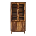 Orvesta Solid Sheesham Wood Handcrafted Crockery Cabinet - Image 2
