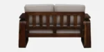 Oslo Sheesham Wood 2 Seater Sofa in Dark Walnut Finish - Image 5