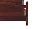 Oslo Sheesham Wood Bed Without Storage in Rich Teak Finish - Image 4