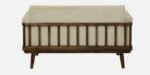 Oxford Sheesham Wood 2 Seater Sofa in Provincial Honey Oak Finish - Image 8