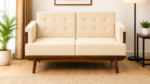 Oxford Sheesham Wood 2 Seater Sofa in Provincial Honey Oak Finish