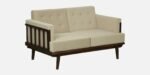 Oxford Sheesham Wood 2 Seater Sofa in Provincial Honey Oak Finish - Image 4