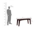 Premium Sheesham Wood 6 Seater Dining Table for Home in Natural Honey Finish - Image 9
