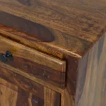 Premium Sheesham Wood Bed Side Table for Bedroom with Natural Wood Finish - Image 6