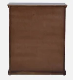 Radcliffe Sheesham Wood Bar Cabinet in Scratch Resistant Charcoal Teak Finish - Image 8