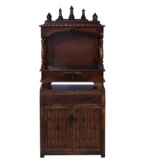 Regal Solid Sheesham Wood Temple with Elegant Heritage Finish - Image 4