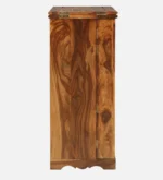 Ridgemont Sheesham Wood Bar Cabinet in Scratch Resistant Copper Teak Finish - Image 7