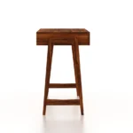Rowland Sheesham Wood Study Table in Scratch Resistant Classic Walnut Finish - Image 4