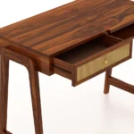 Rowland Sheesham Wood Study Table in Scratch Resistant Classic Walnut Finish - Image 5
