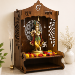 Sattva Solid Sheesham Wood Temple with Classic Decorative Detailing