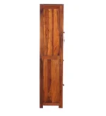Sedgwick Sheesham Wood Bar Cabinet in Scratch Resistant Mocha Teak Finish - Image 11