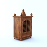 Serenity Solid Sheesham Wood Temple with Refined Handcrafted Design - Image 3