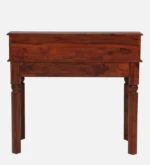 Sheesham Wood Computer Study Table with Shelves - Image 7