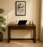 Sheesham Wood Laptop Study Desk with Storage