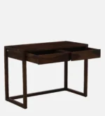 Sheesham Wood Laptop Study Desk with Storage - Image 4