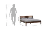 Sheesham Wood Minimalist Solid Wood Bed Frame - Image 3