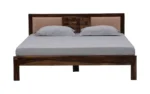 Sheesham Wood Minimalist Solid Wood Bed Frame - Image 7