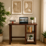 Sheesham Wood Office Desk with Drawer Storage